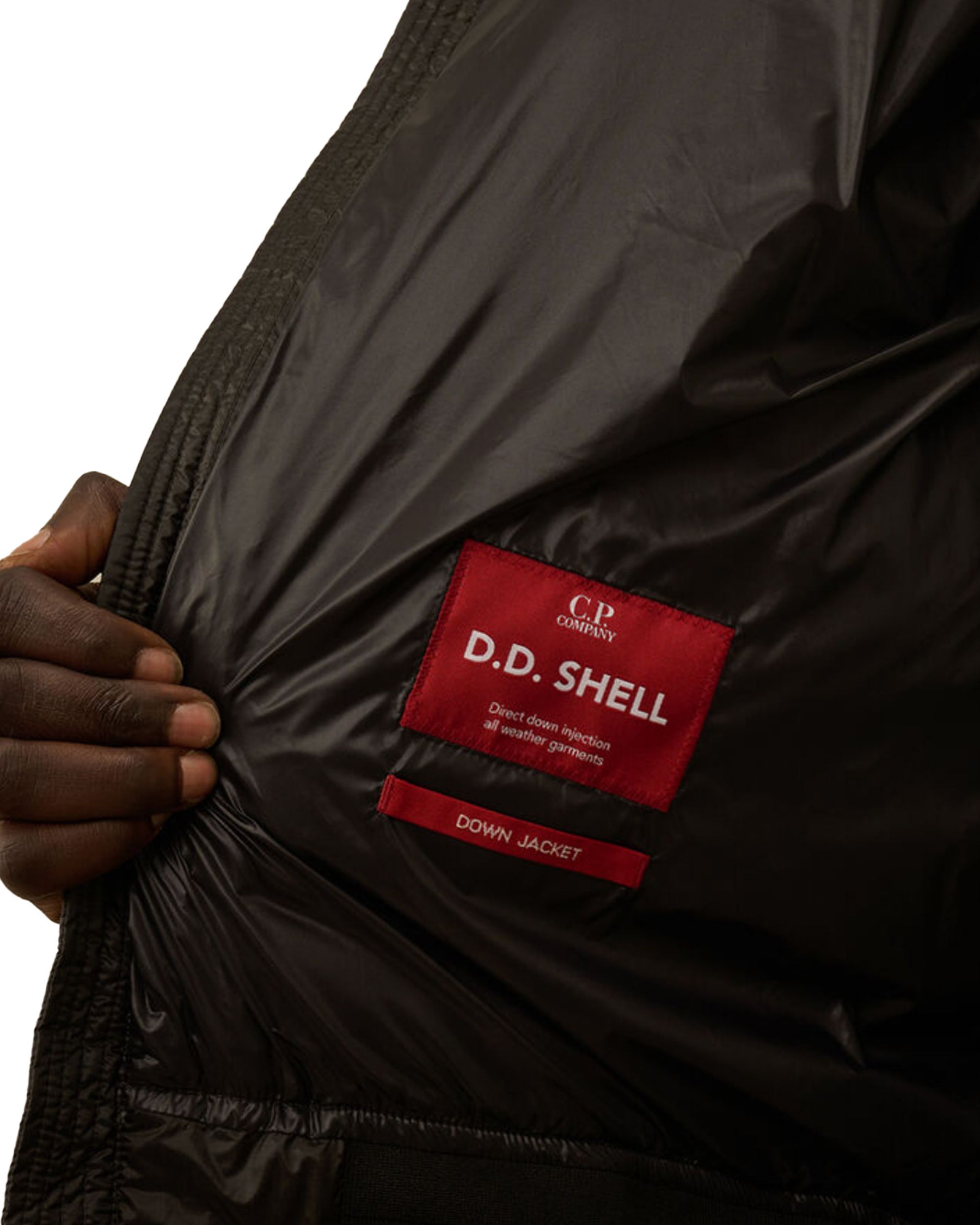 CP Company Outwear Medium Jacket In DD-Shell Black
