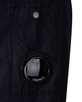 CP Company Overshirt In Micro-Reps Total Eclipse Blue