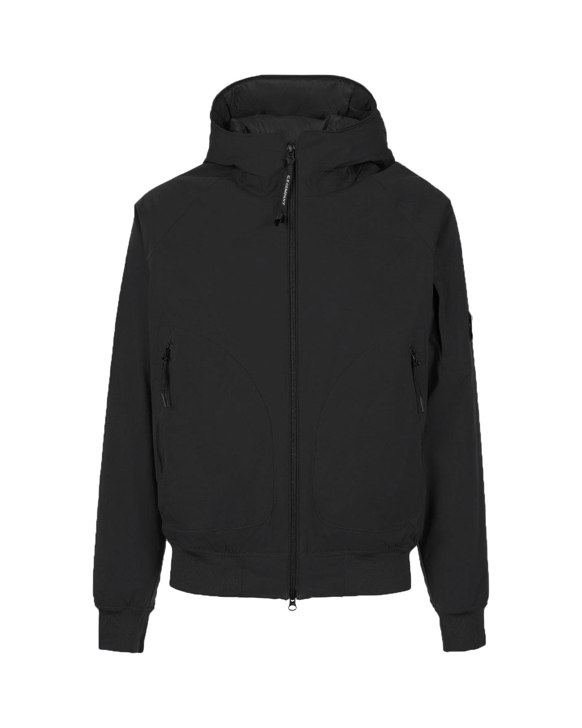 CP Company Pro-Tek Ribbed Hooded Jacket Nero