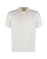 CP Company Stretch Piquet Regular Polo Shirt Gauze White