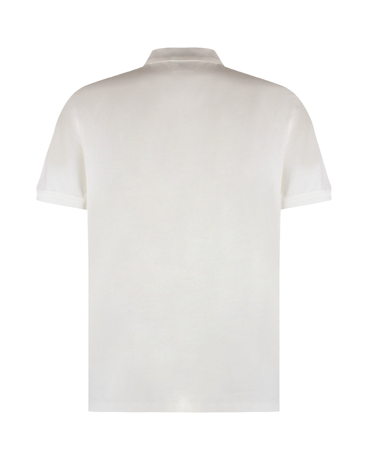 CP Company Stretch Piquet Regular Polo Shirt Gauze White