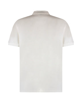 CP Company Stretch Piquet Regular Polo Shirt Gauze White