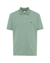 CP Company Stretch Piquet Regular Polo Shirt Green Bay