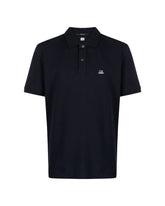 CP Company Stretch Piquet Regular Polo Shirt Total Eclipse