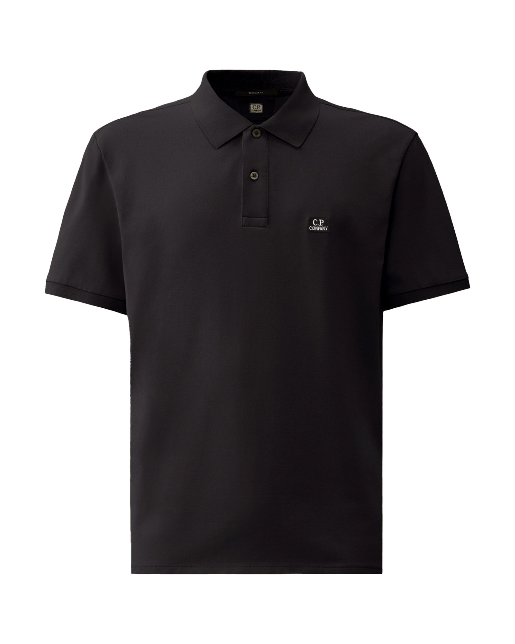 CP Company Stretch Piquet Short Sleeve Polo Blu