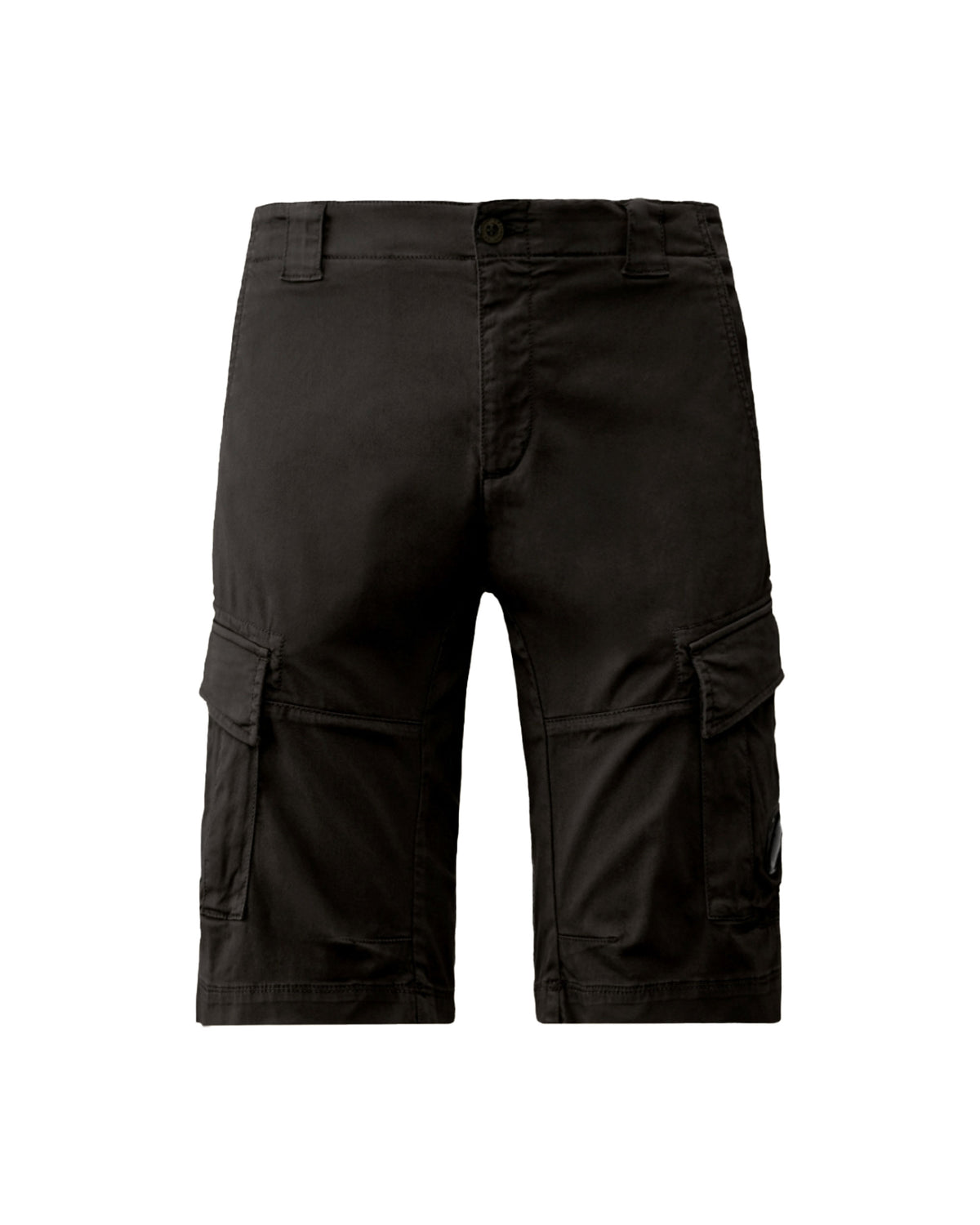 CP Company Stretch Sateen Cargo Shorts Black
