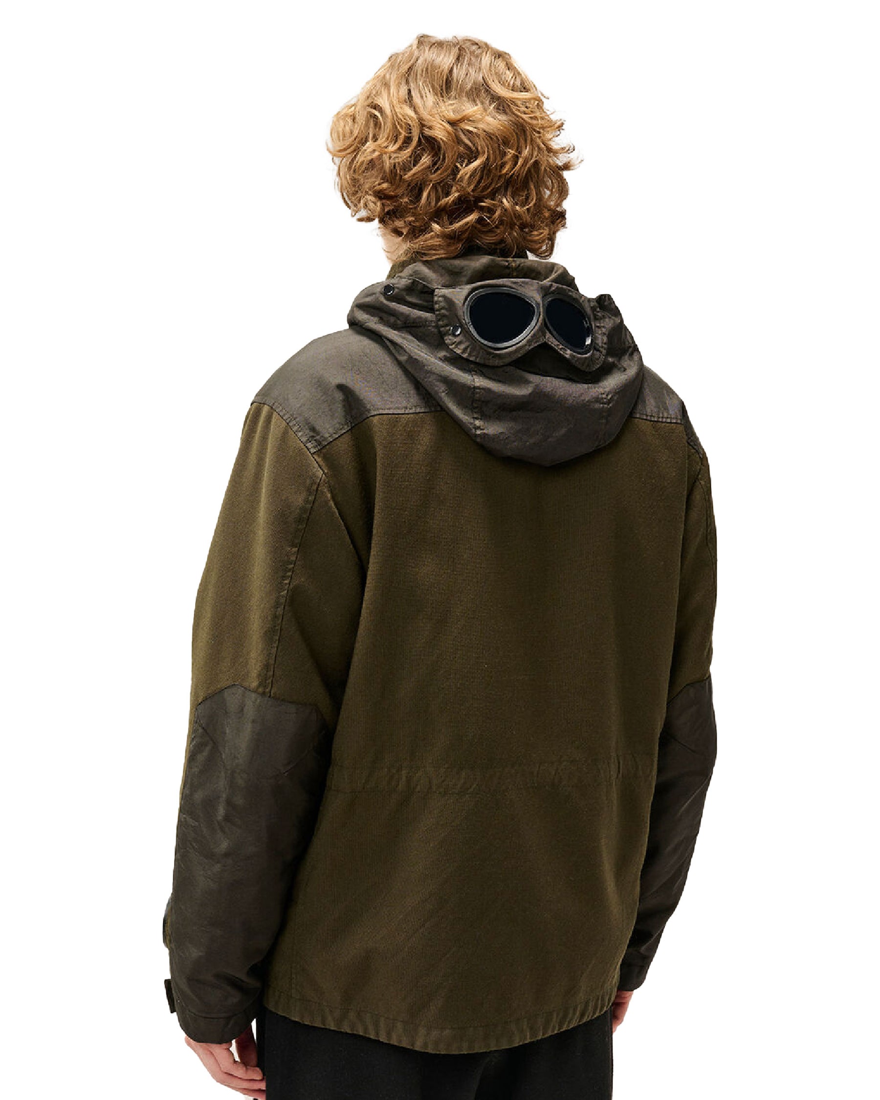 CP Company Wool-HT Mixed Mille Jacket Ivy Green