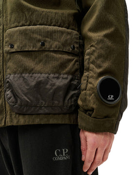 CP Company Wool-HT Mixed Mille Jacket Ivy Green