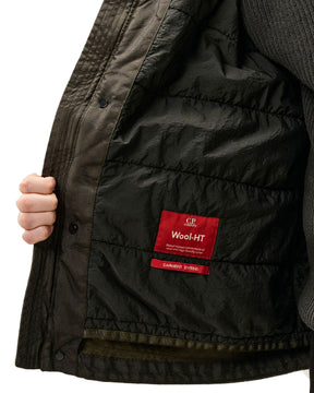 CP Company Wool-HT Mixed Mille Jacket Ivy Green