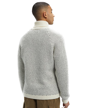 CP Company Wool Jacquard 3 Roll Neck Knit