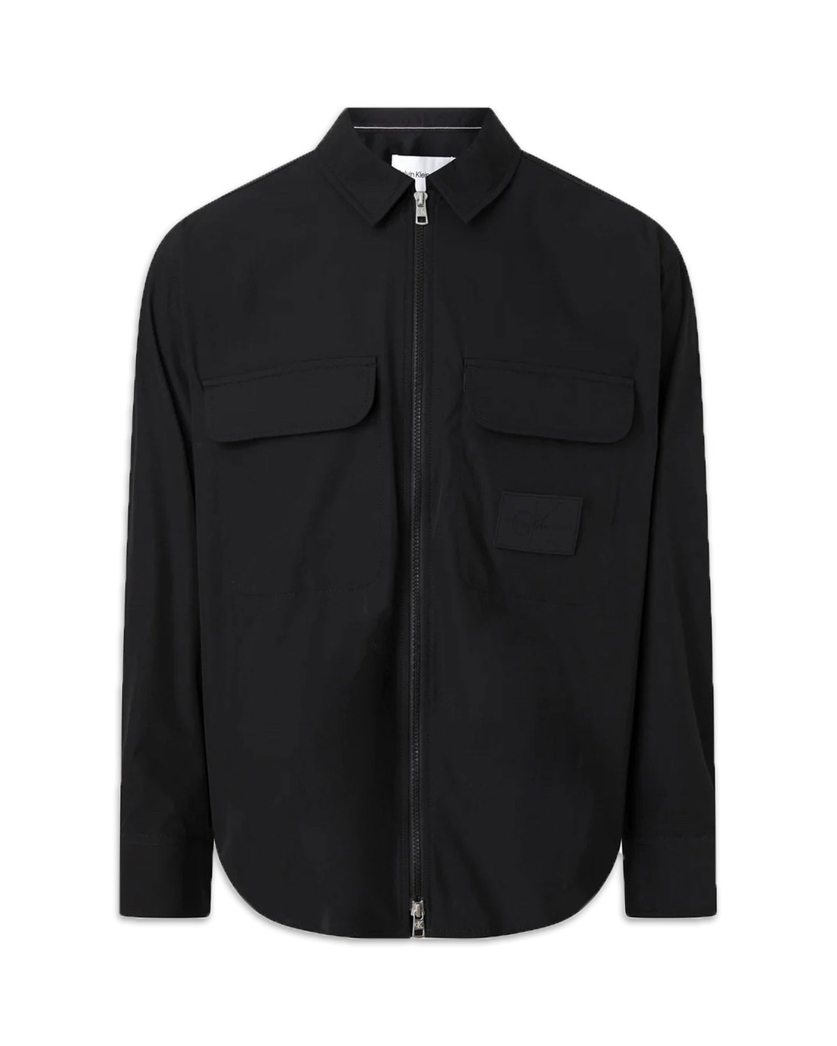 Calvin Klein Overshirt Premium Essentials Zip Black