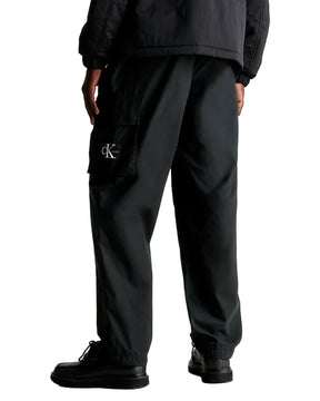 Calvin Klein Utility Cotton Poplin Pant Nero