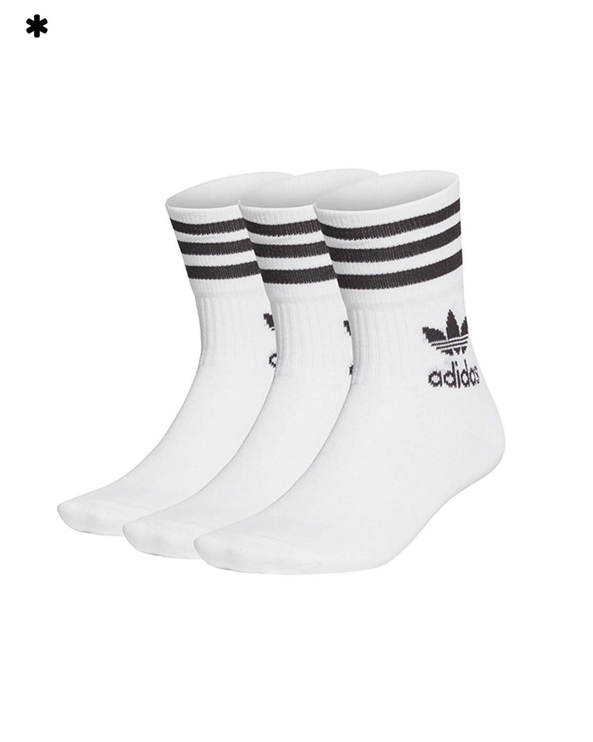 Classic Socks Adidas 3 Pair White