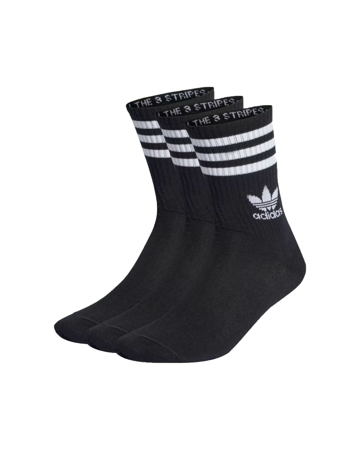 Classic Socks Adidas 3 Pair Black