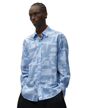 Art Shirt Antwerp Allover Shirt Light Blue