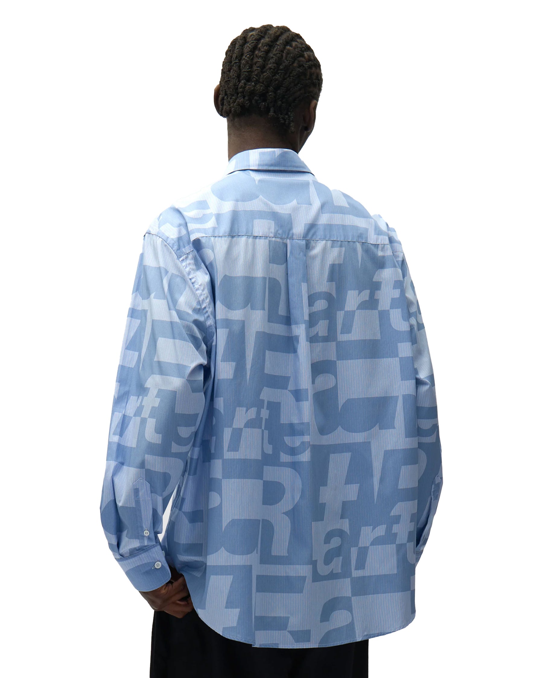 Art Shirt Antwerp Allover Shirt Light Blue