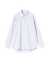 Women's Carhartt Wip Shirt Keene Stripe White
