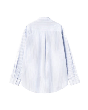 Women's Carhartt Wip Shirt Keene Stripe White