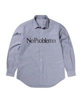 Camicia No Problemo L-S Oxford Shirt Charcoal