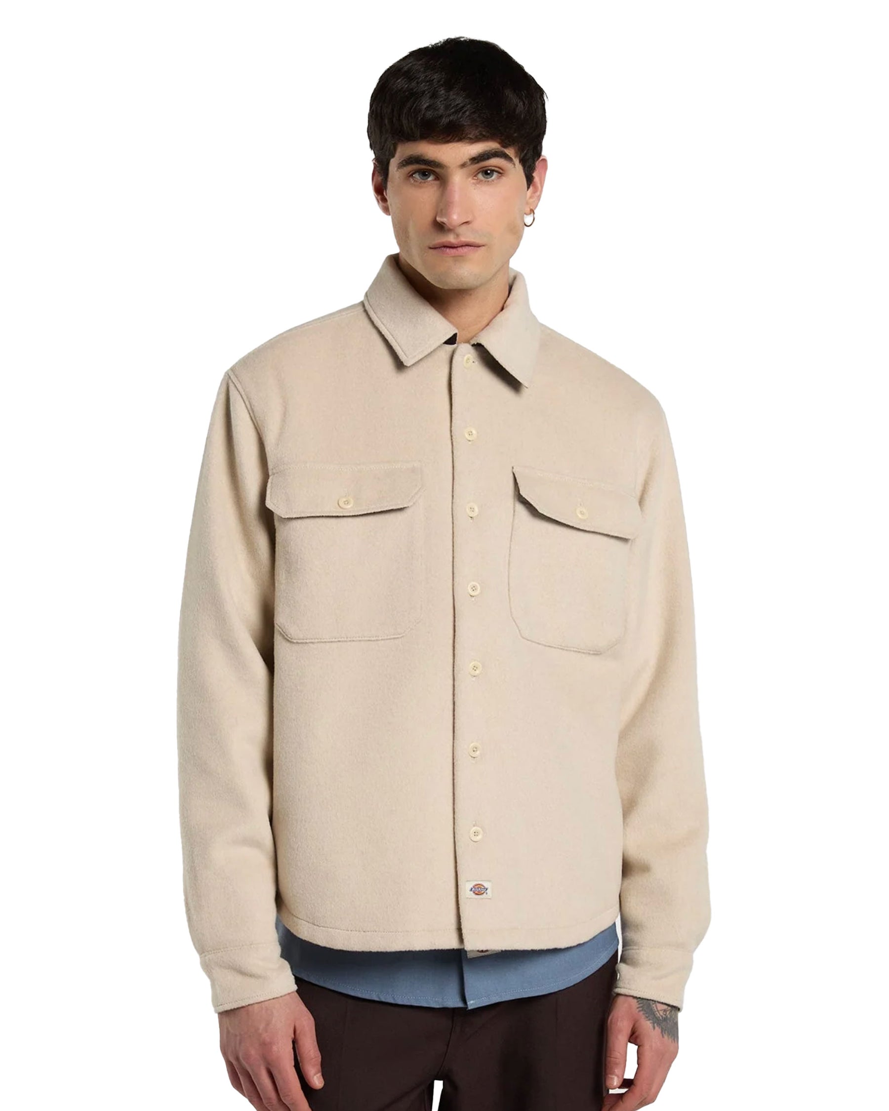 Dickies Shacket Torovada Men's Shirt Cream