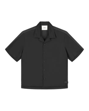 Men's Nylon Linnen Shirt Black