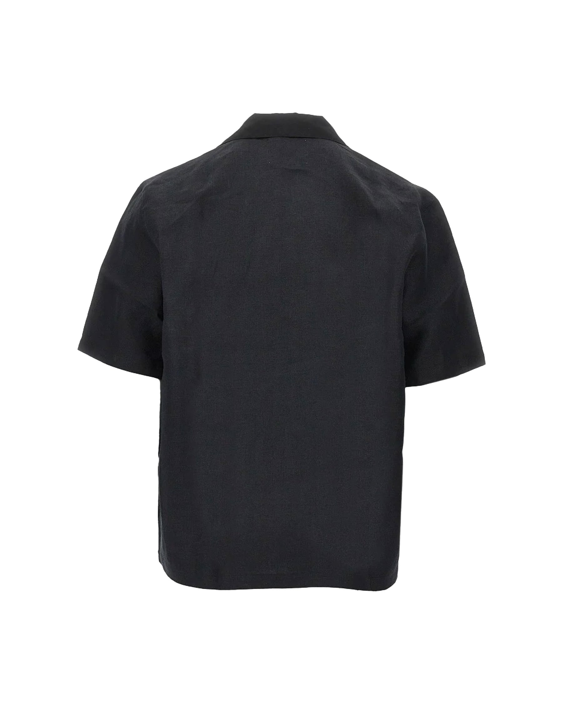 Men's Nylon Linnen Shirt Black