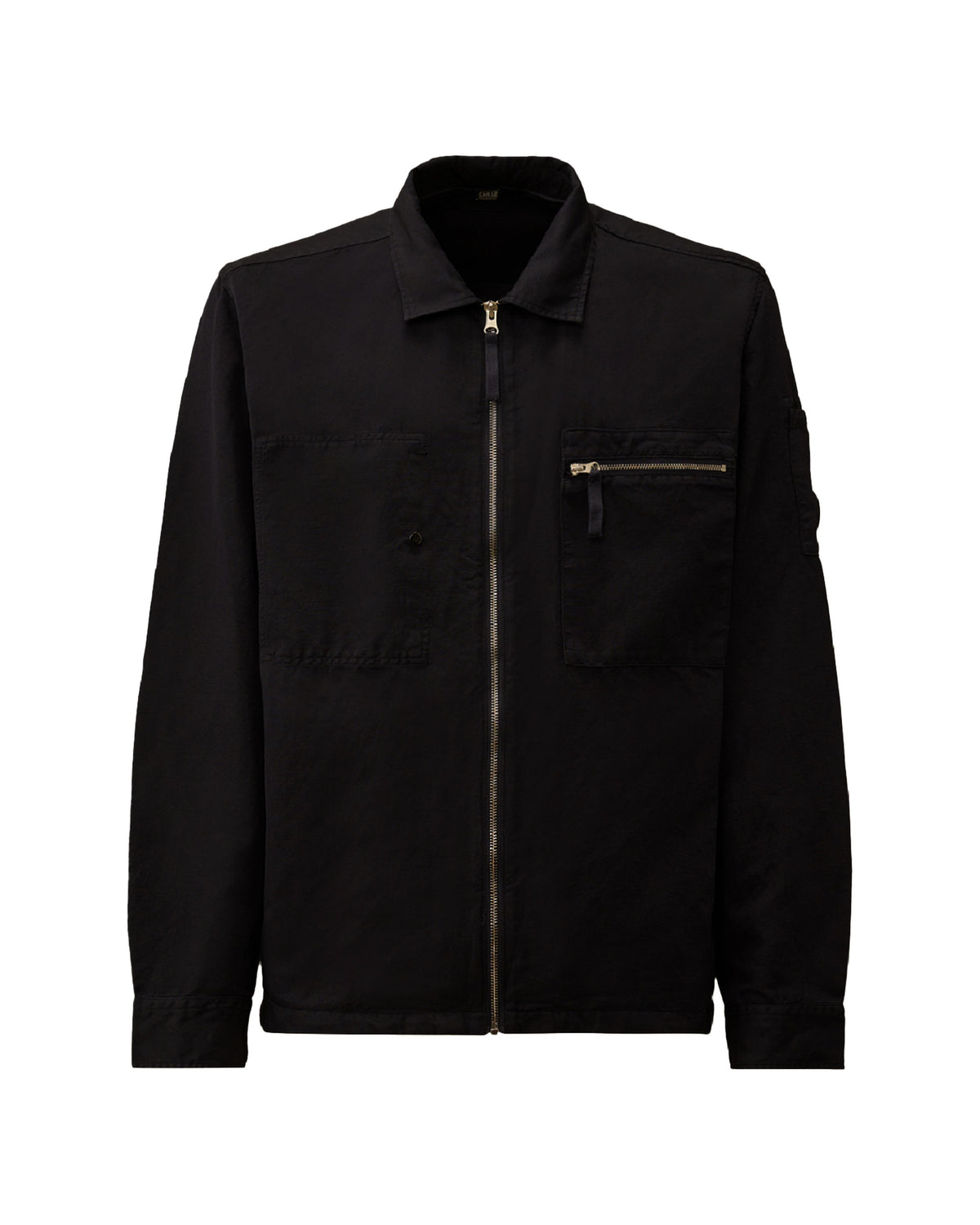 CP Company Overshirt Men's Shirt In Cotton Linen Blue