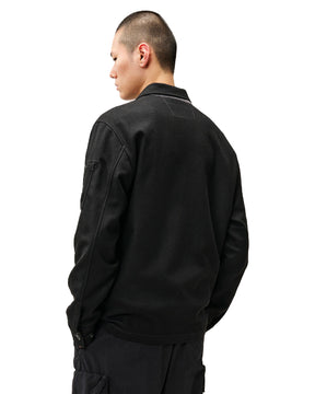 CP Company Overshirt Men's Shirt In Felted Wool Black
