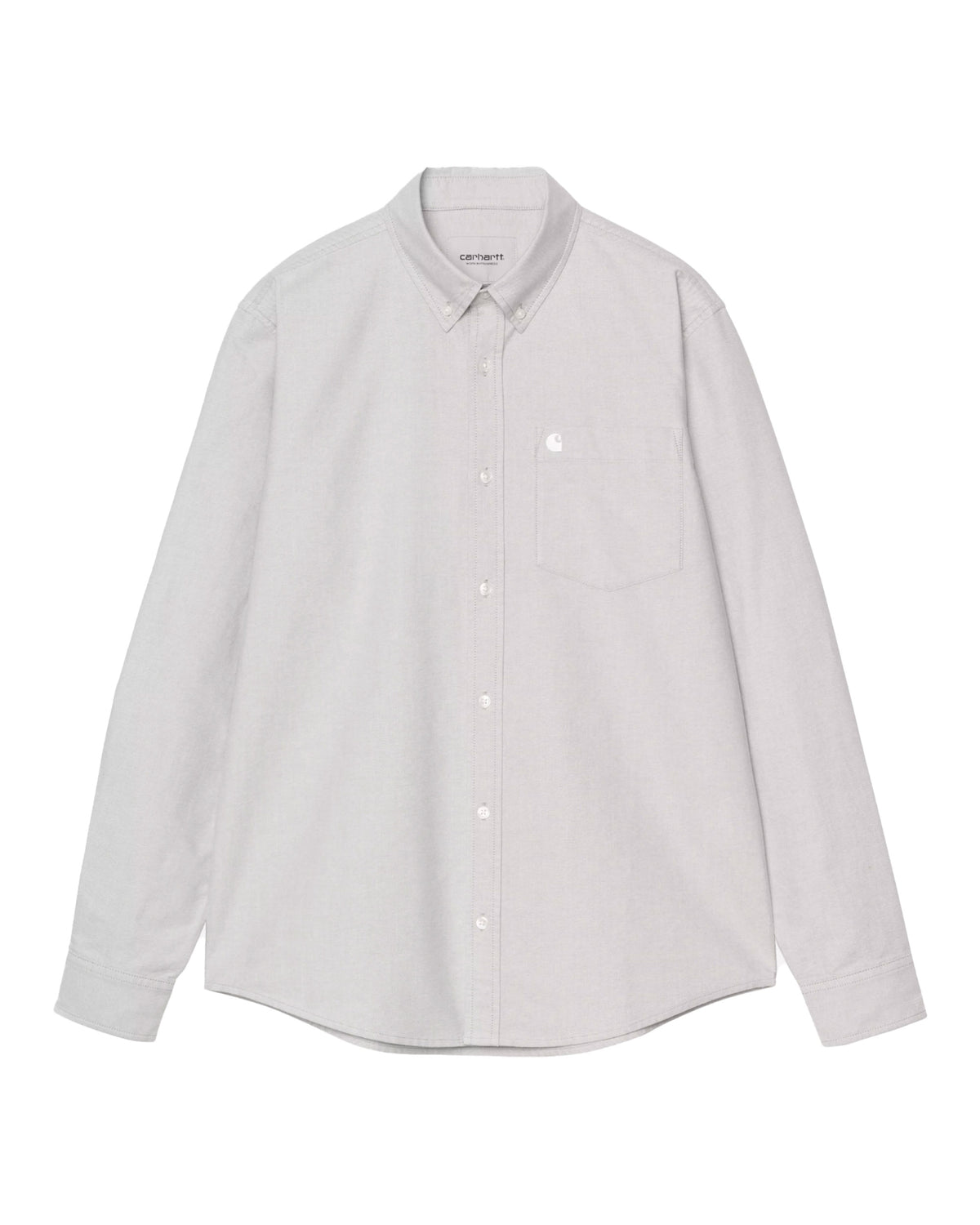 Camicia Uomo Carhartt Wip C-Logo Shady Grey