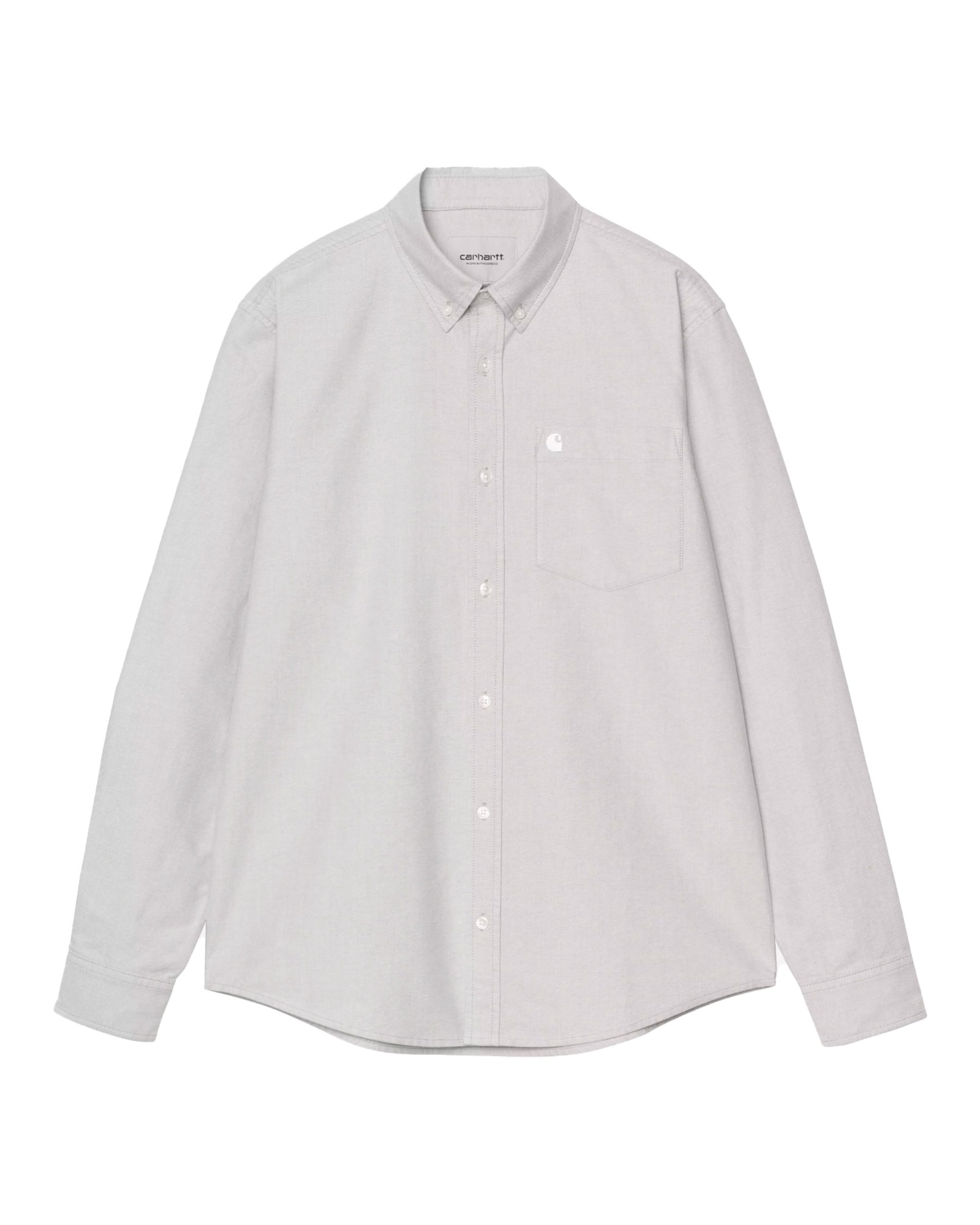 Camicia Uomo Carhartt Wip C-Logo Shady Grey