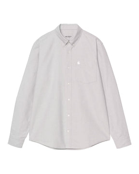 Camicia Uomo Carhartt Wip C-Logo Shady Grey