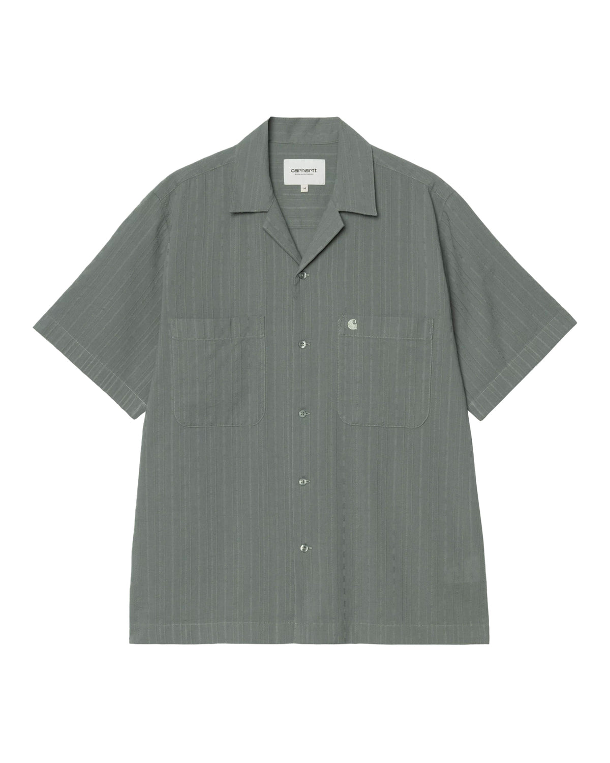 Camicia Uomo Carhartt Wip Gareth Verde Chiaro