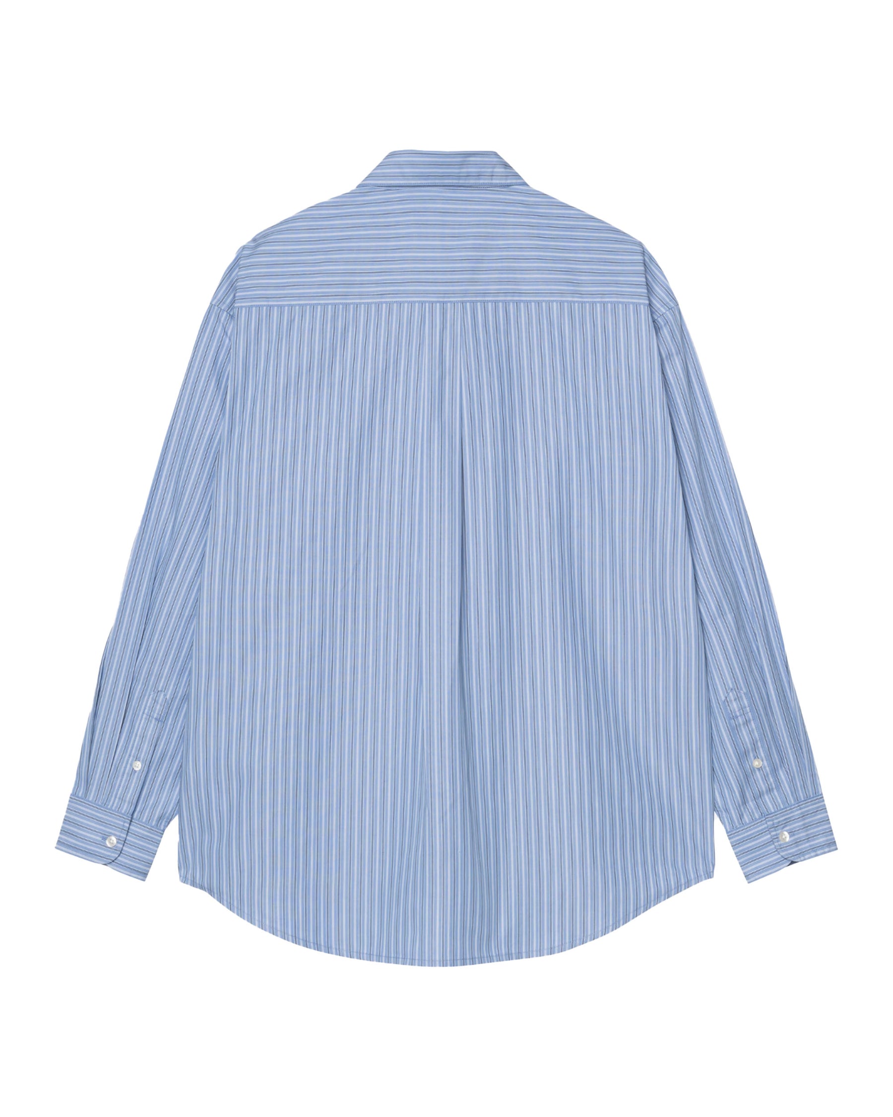 Carhartt Wip Keene Shirt Keene Stripe Curacao Men's Shirt Clear Blue