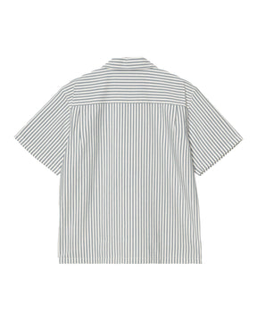 Camicia Uomo Carhartt Wip Leavel Stripe Blu River