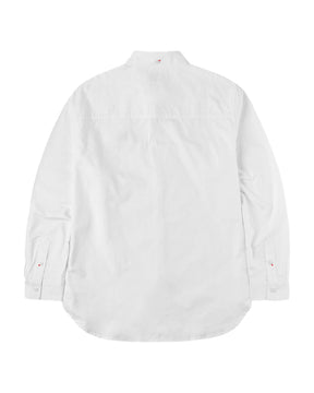 Camicia Uomo Evisu Seagull Print Oxford Shirt Bianco
