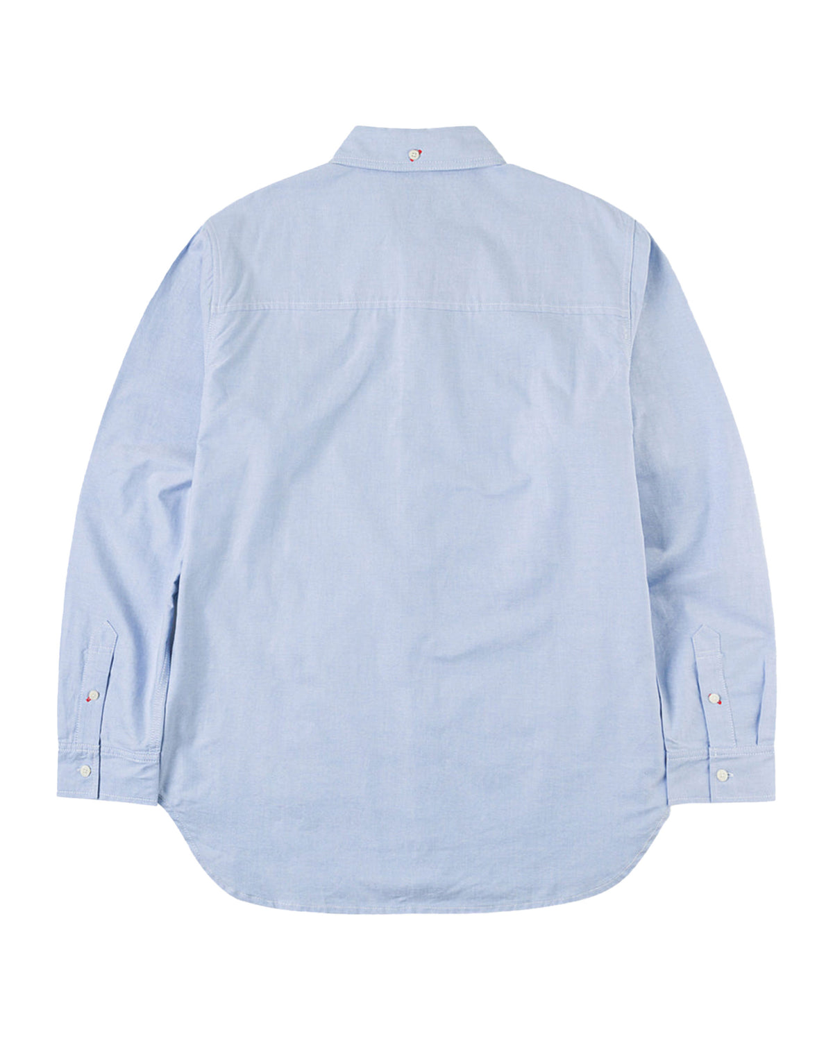 Camicia Uomo Evisu Seagull Print Oxford Shirt Celeste