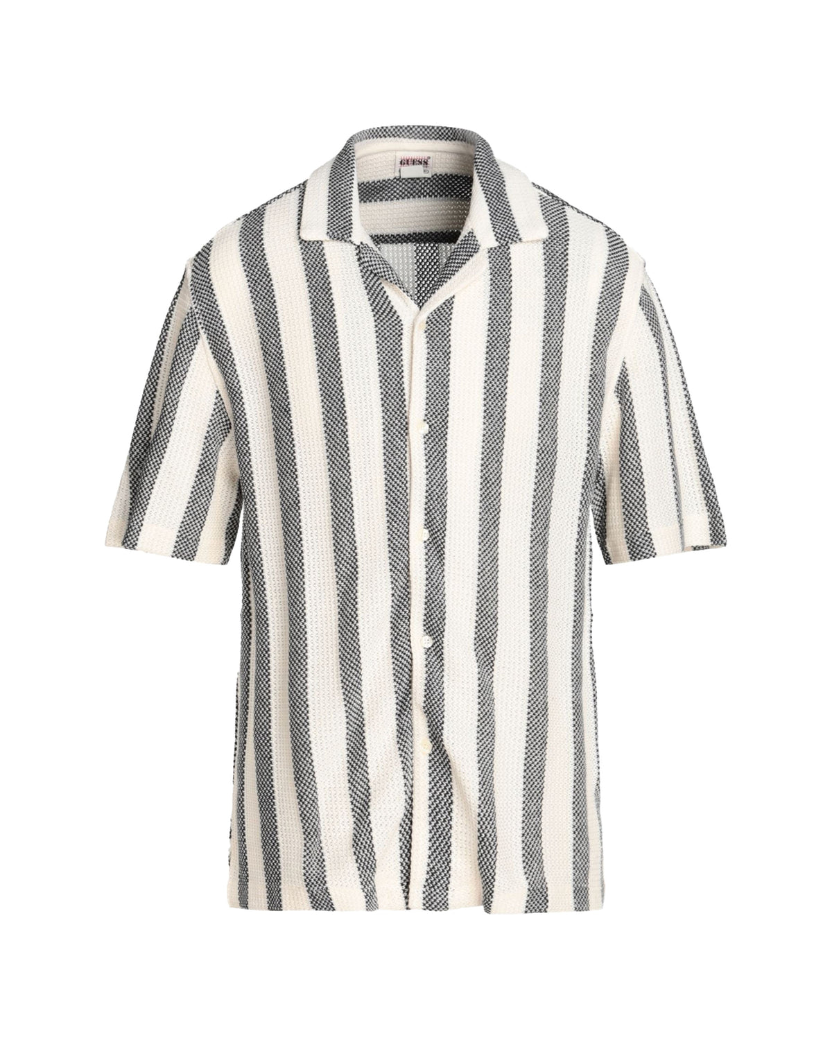 Camicia Uomo Guess Originals Open Knit Shirt Sandy Shore Multi