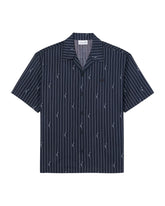Camicia Uomo Lacoste Twill Righe Nero