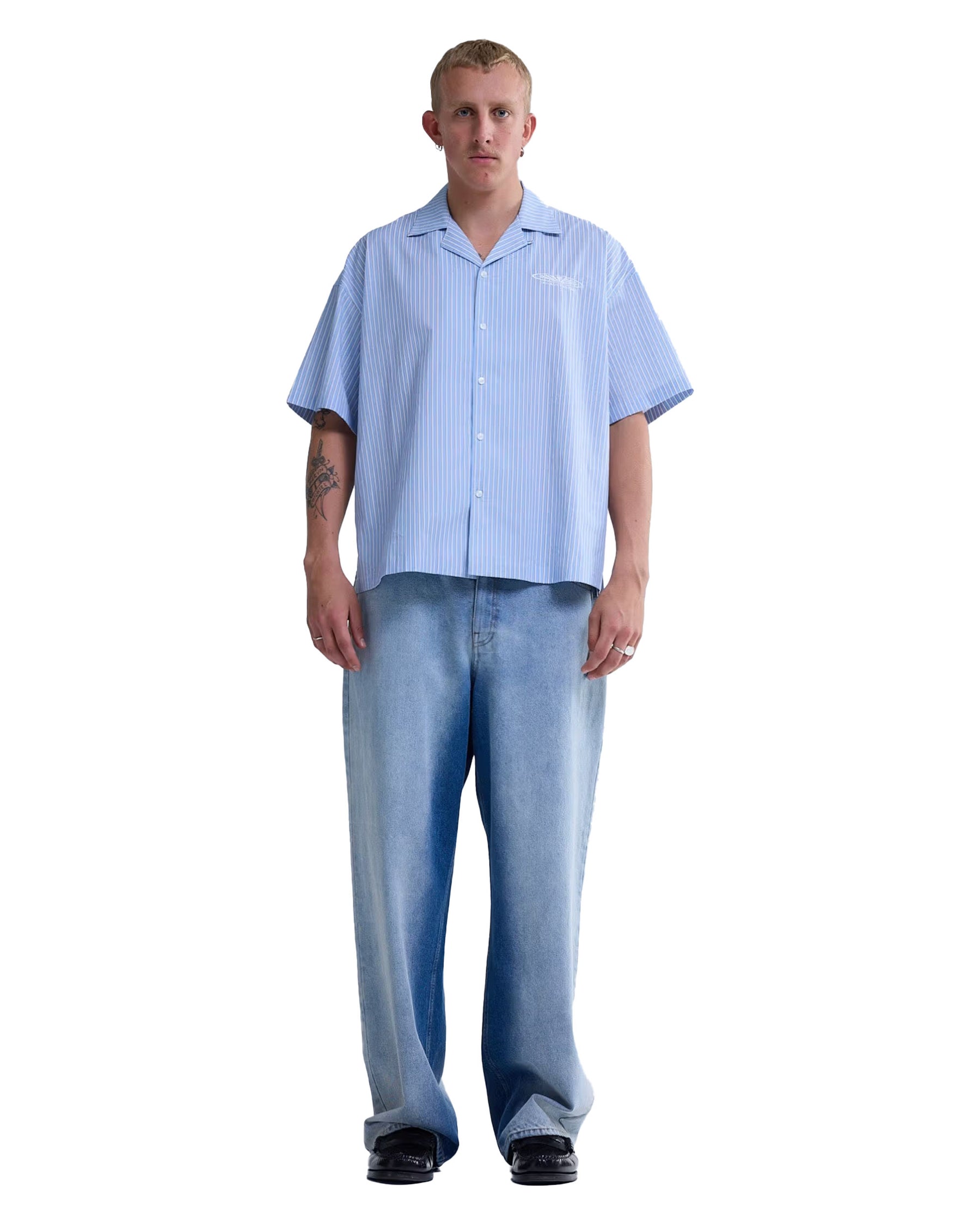 Camicia Uomo New Amsterdam Surfassociation Competition Shirt Blue