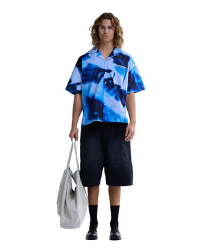 Camicia Uomo New Amsterdam Surfassociation Wijk Shirt Aop Azzurra