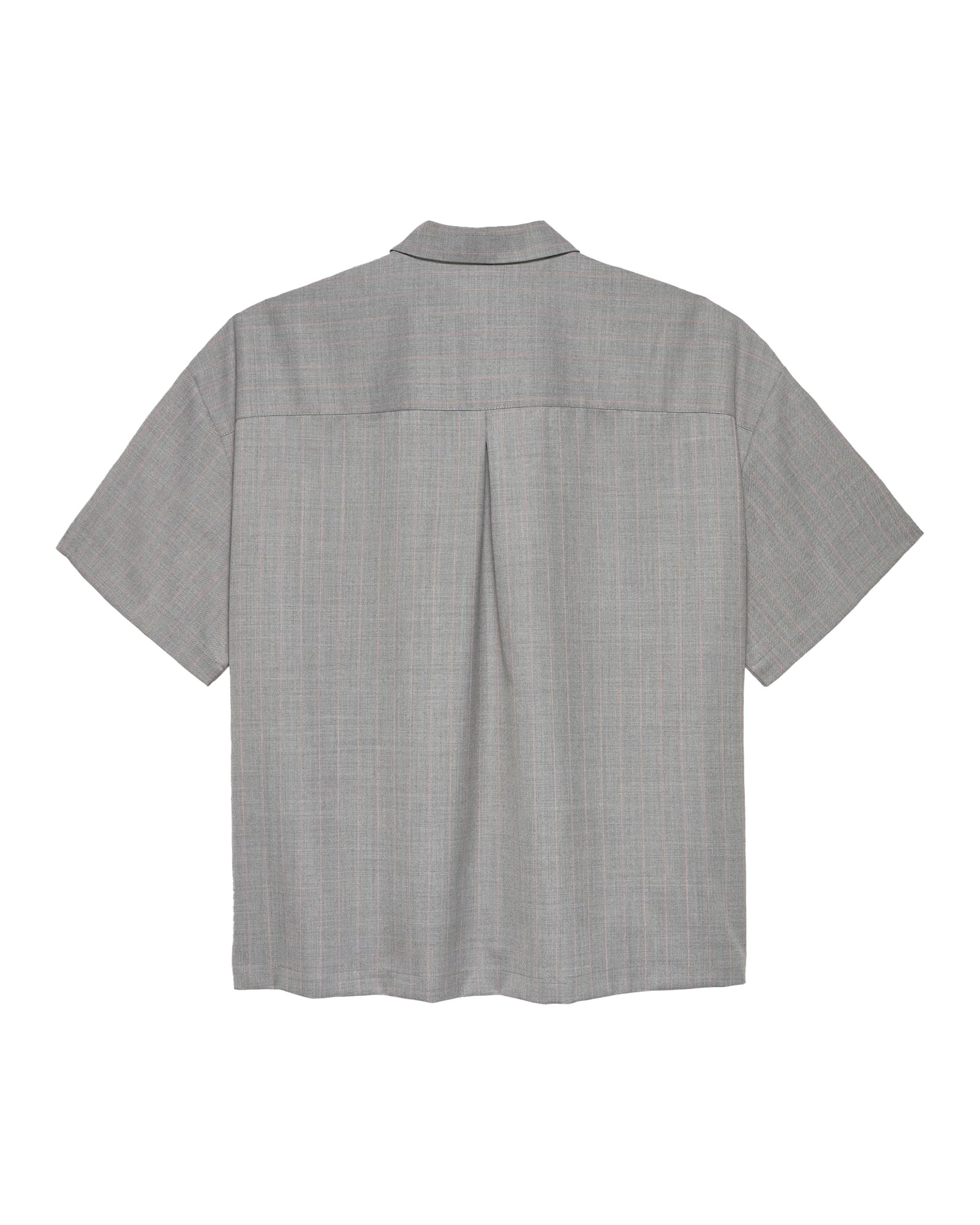 Camicia Uomo New Amsterdam Surfassociation Wijk Shirt Wool Grigio