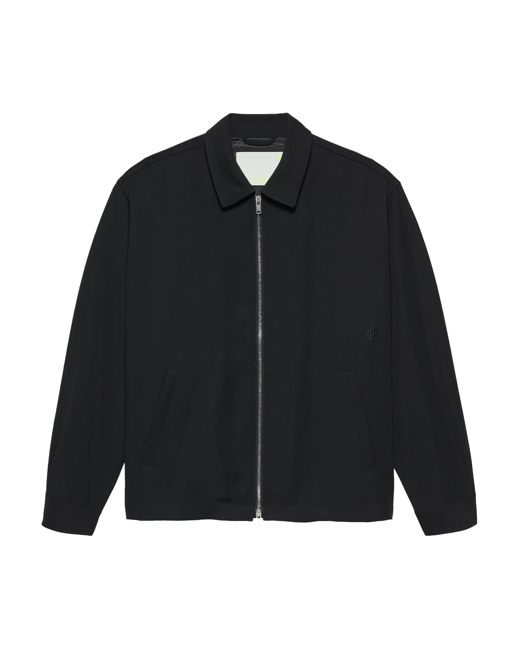Camicia Uomo New Amsterdam Surfassociation Zip Up Shirt Nero