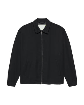 Camicia Uomo New Amsterdam Surfassociation Zip Up Shirt Nero