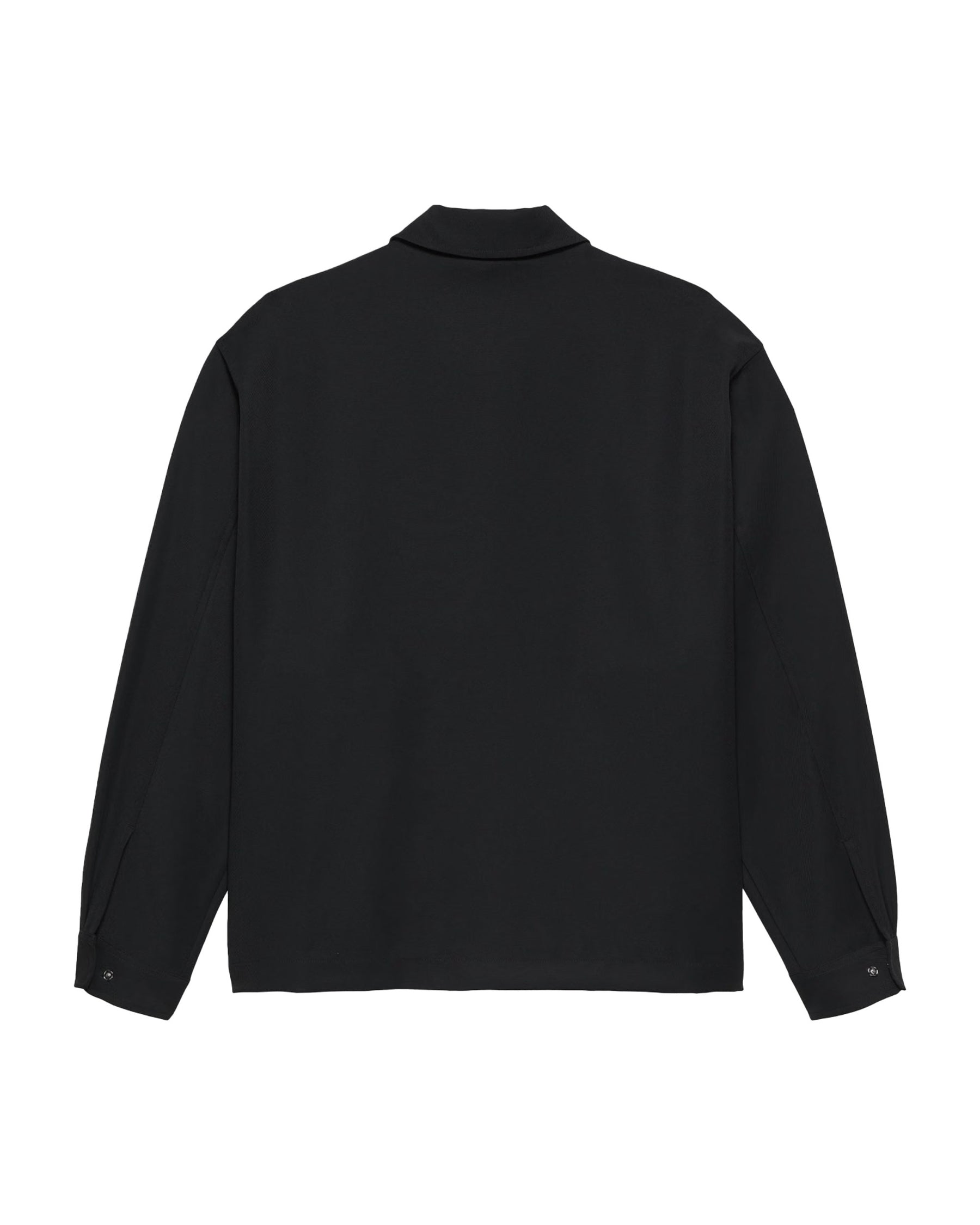 Camicia Uomo New Amsterdam Surfassociation Zip Up Shirt Nero