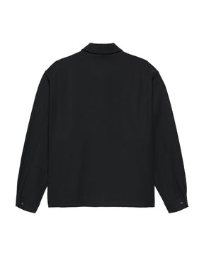 Camicia Uomo New Amsterdam Surfassociation Zip Up Shirt Nero