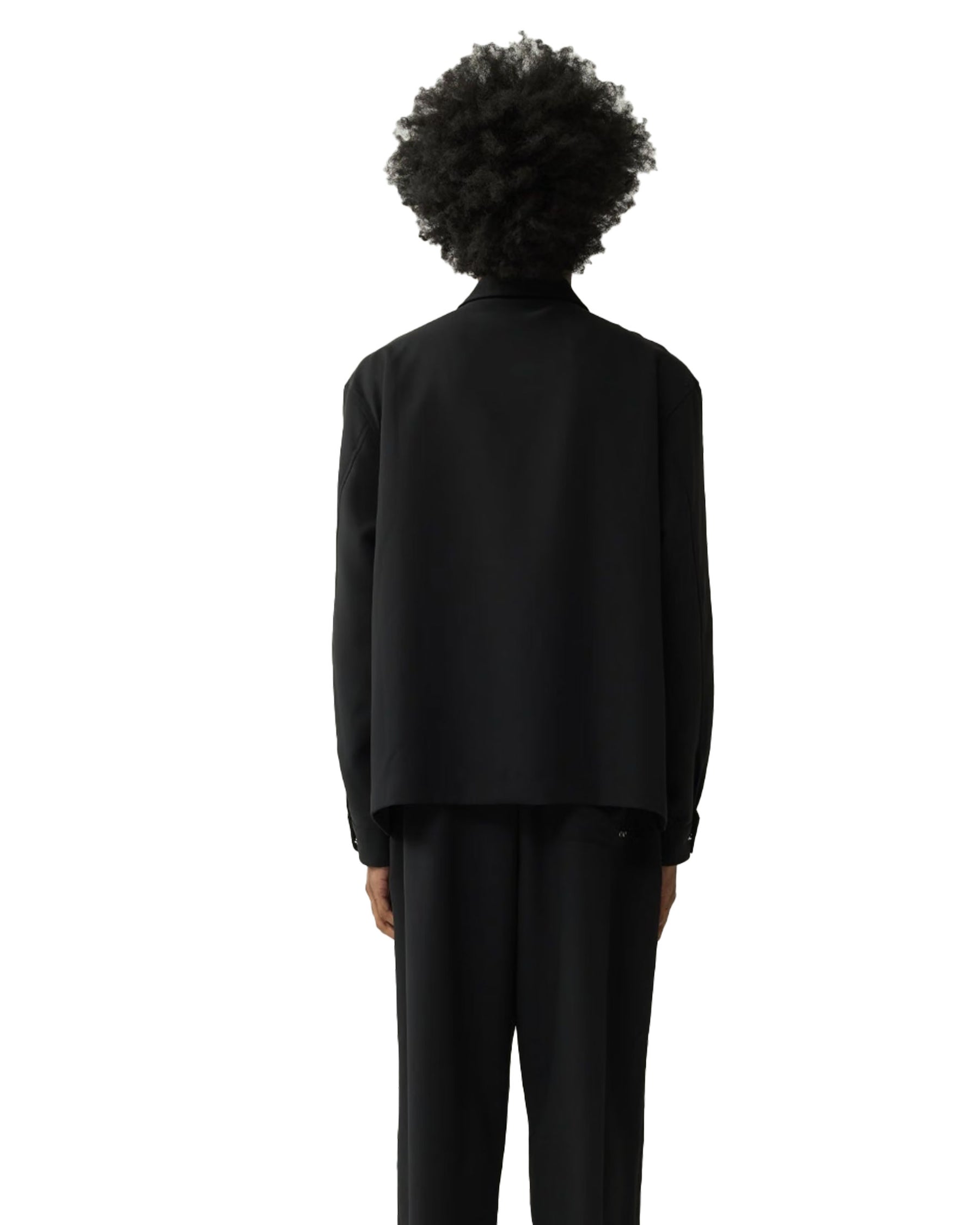 Camicia Uomo New Amsterdam Surfassociation Zip Up Shirt Nero