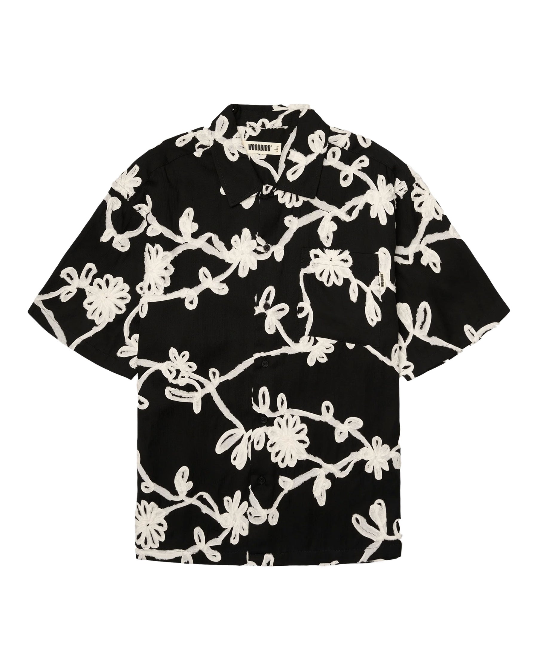 Camicia Uomo Woodbird WBWang Bind Shirt Nero