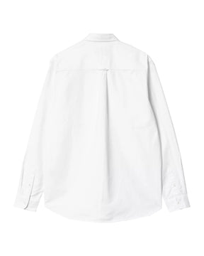 Carhartt Wip Men's Shirt C-Logo Shirt White