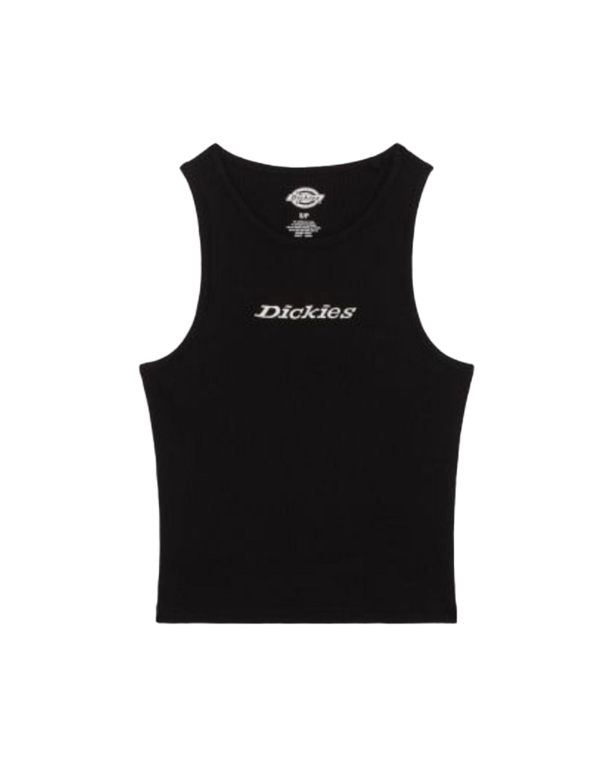 Canotta Donna Dickies Rib Top W Black