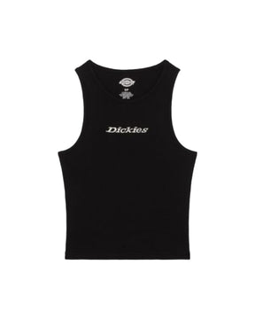 Canotta Donna Dickies Rib Top W Black
